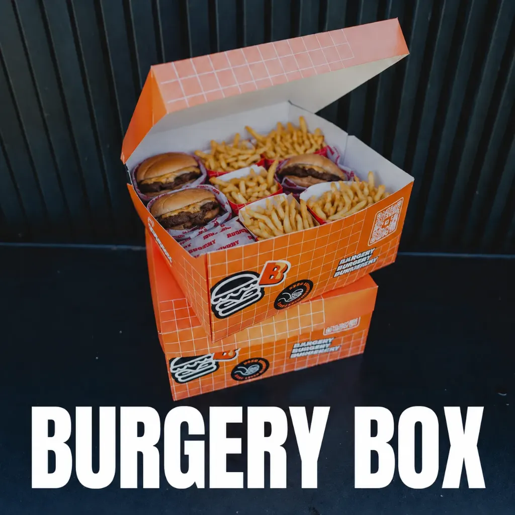 Burgery box (x4)